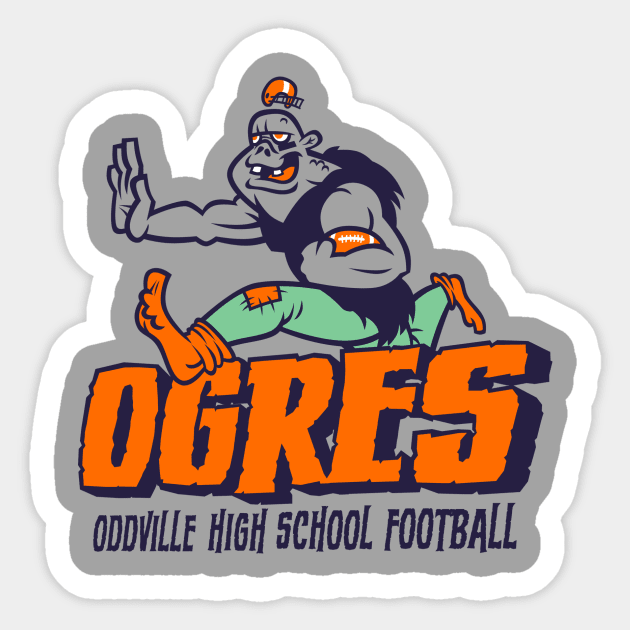 Oddville Ogres Sticker by GiMETZCO!